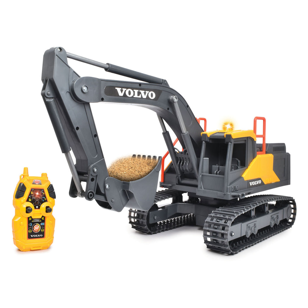 Dickie - Dickie rc volvo mini excavator bestuurbare graafmachine