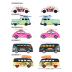 Majorette - Majorette volkswagen the originals speelauto's 5st.