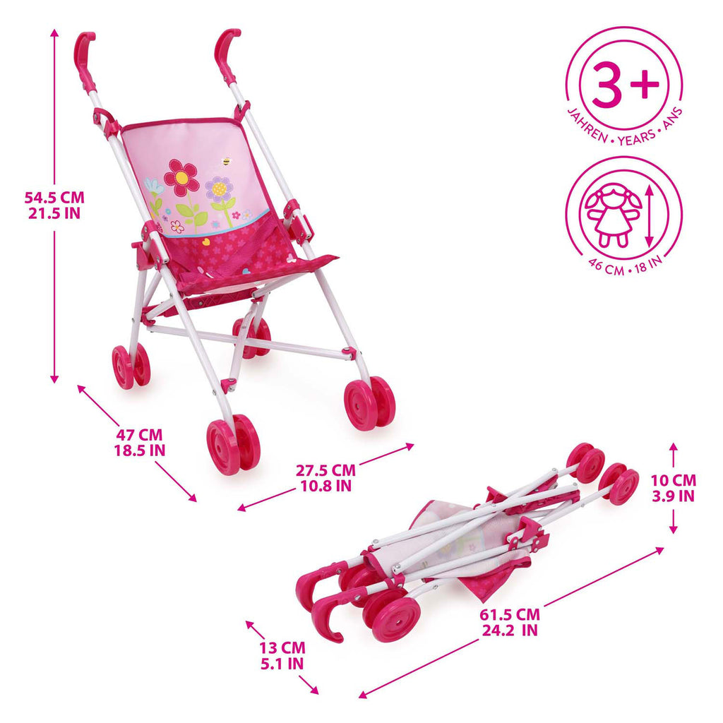Lobbes Speelgoed- Lobbes Speelgoed509 crew - buggy poppenwagen