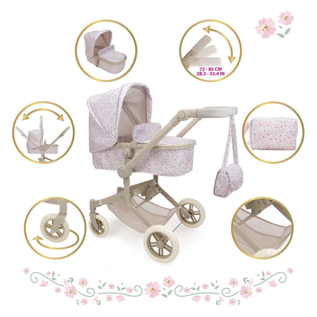 509 Crew - 509 Crew Citypark 2-in-1 deluxe poppenwagen & buggy
