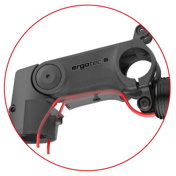 Ergotec - Ergotec Stuurpen ahead sepia xl fi ø28.6mm / 110mm / ø31.8mm - zwart