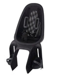 Qibbel air fietsstoeltje achter mik-hd bevestiging - fietszitje - midnight black