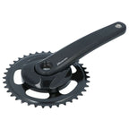 Miranda  delta crankstel 38t +disc 9.5cm zwart