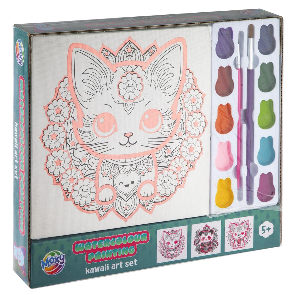 Moxy - Moxy aquarel schilderen kawaii art set