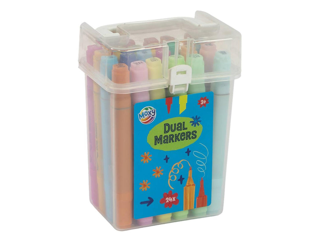 Moxy - Moxy dual markers pastel 24 stuks in box