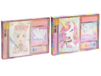 Moxy - Moxy aquarel set met 20 kleurplaten waterkwast en verf