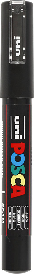 Posca - Posca Uni verfmarker 1mc zwart - conische punt - 1 mm