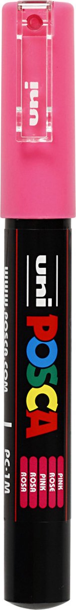 Posca - Posca Uni verfmarker 1mc roze - conische punt - 1 mm