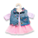 Heless poppenjurk met giletje, 28-35 cm