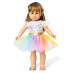 Heless poppenjurk eenhoorn, 28-35 cm