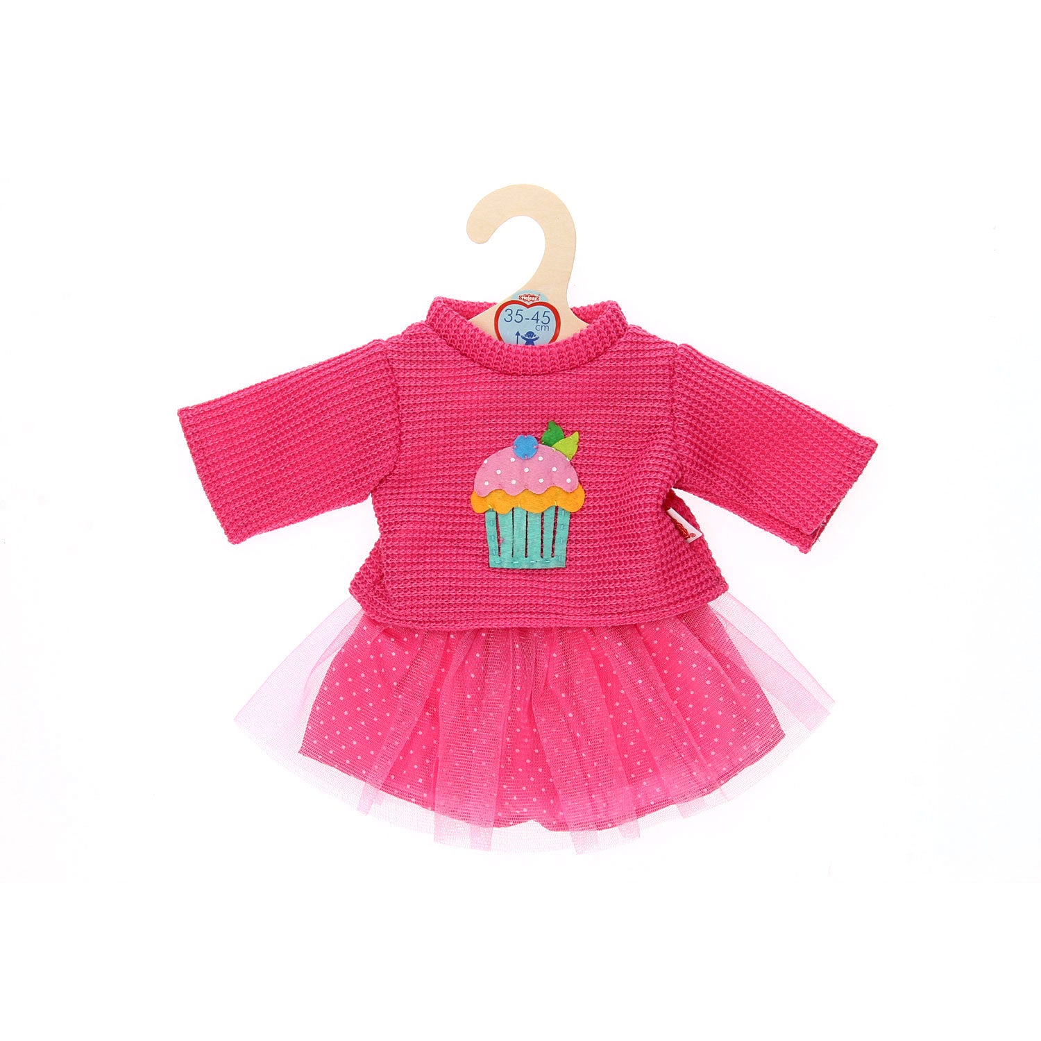 Heless poppen pullover met rok, 35-45 cm
