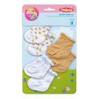 Heless - Heless Poppensokken glitter - 3 paar 28-35 cm