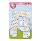 Heless maillot met sokken goud stip (28-35cm)