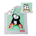 Heless - Heless Poppendeken pinguin met kussen