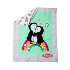 Heless - Heless Poppendeken pinguin met kussen
