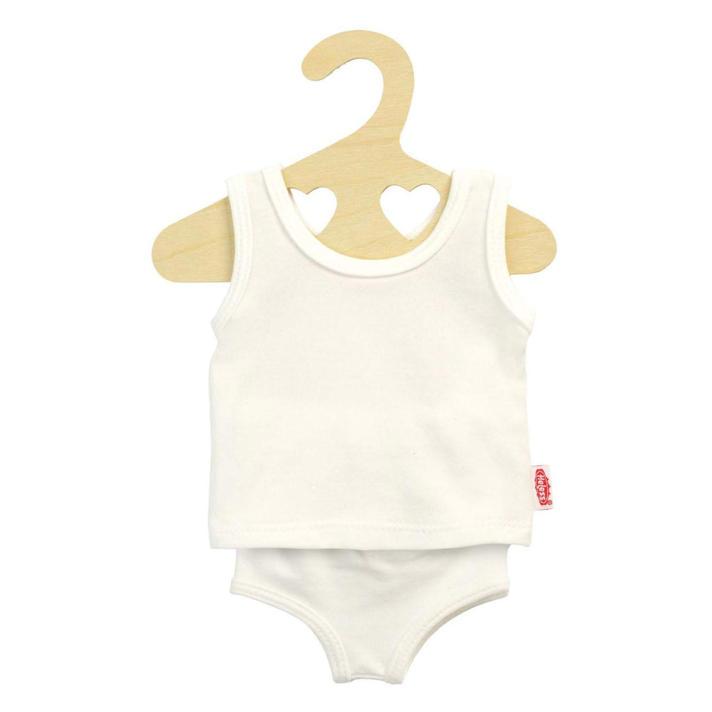 Heless - Heless Poppenonderbroek en -hemd wit 28-35 cm
