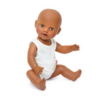 Heless poppenonderbroek en -hemd wit, 20-25 cm