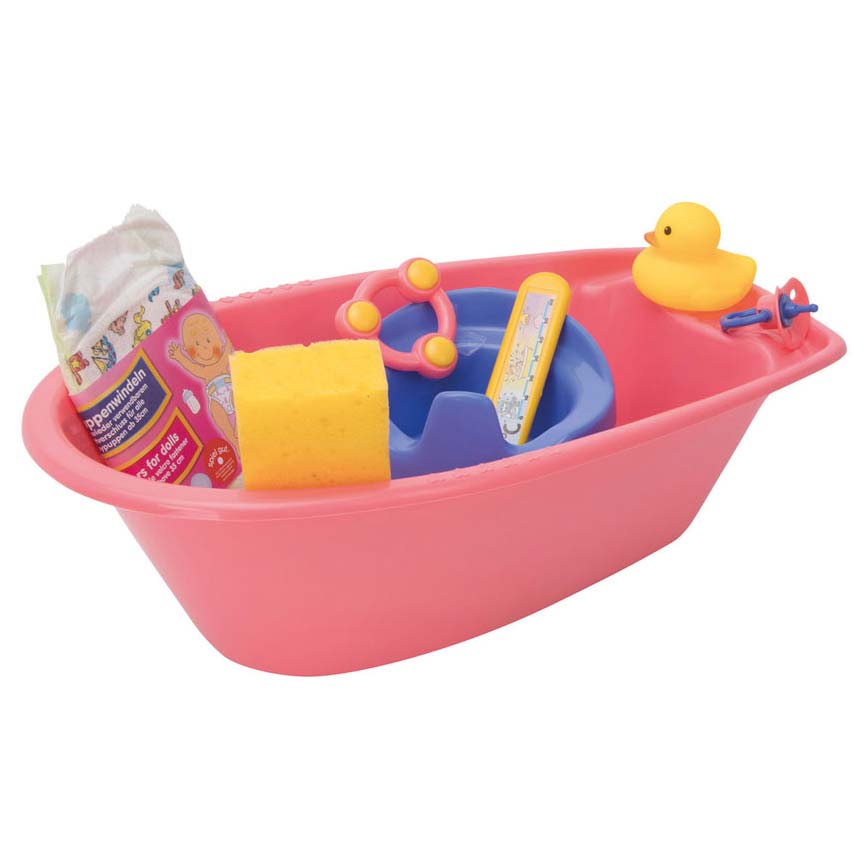 Heless - Heless Poppenbad met accesoires 8dlg.