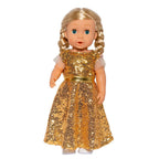 Heless poppenjurk golden star, 35-45 cm