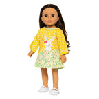 Heless poppen jurkje bunny lou, 35-45 cm