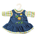 Heless Trendy Poppenjurk met T-shirt Blauw, 28-35 cm