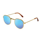 Heless poppen zonnebril goud blauw gespiegeld