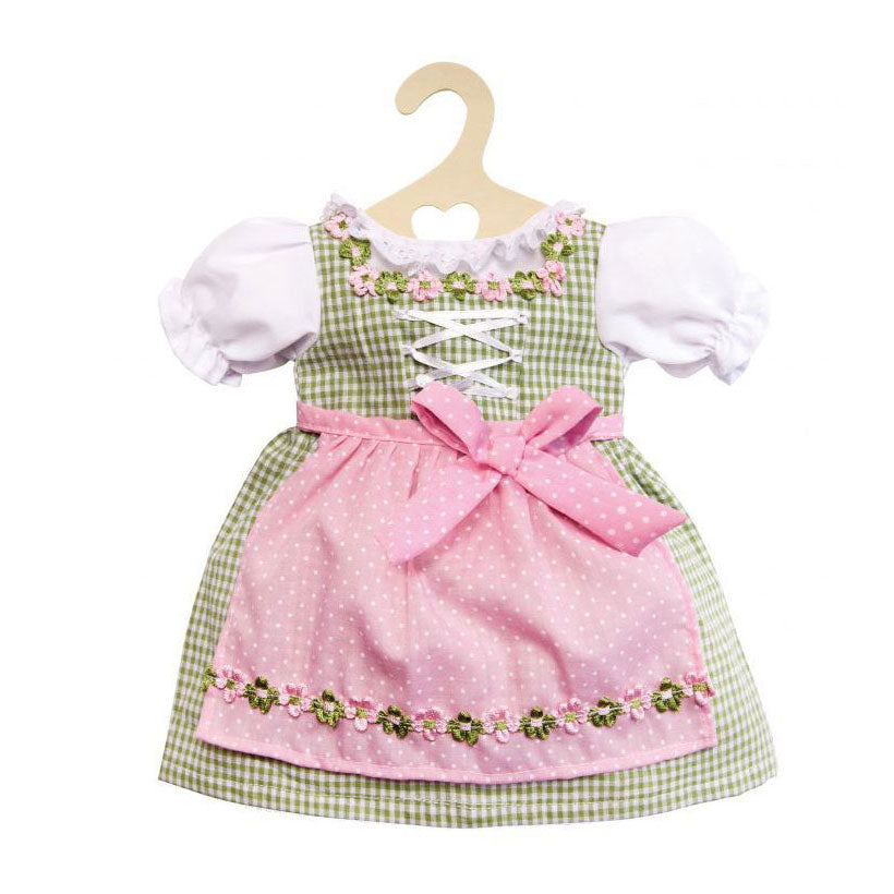 Heless - Heless Poppenjurk groen en roze 28-33 cm