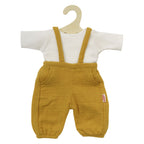 Heless - Heless Poppen tuinbroek okergeel maat 28-35 cm