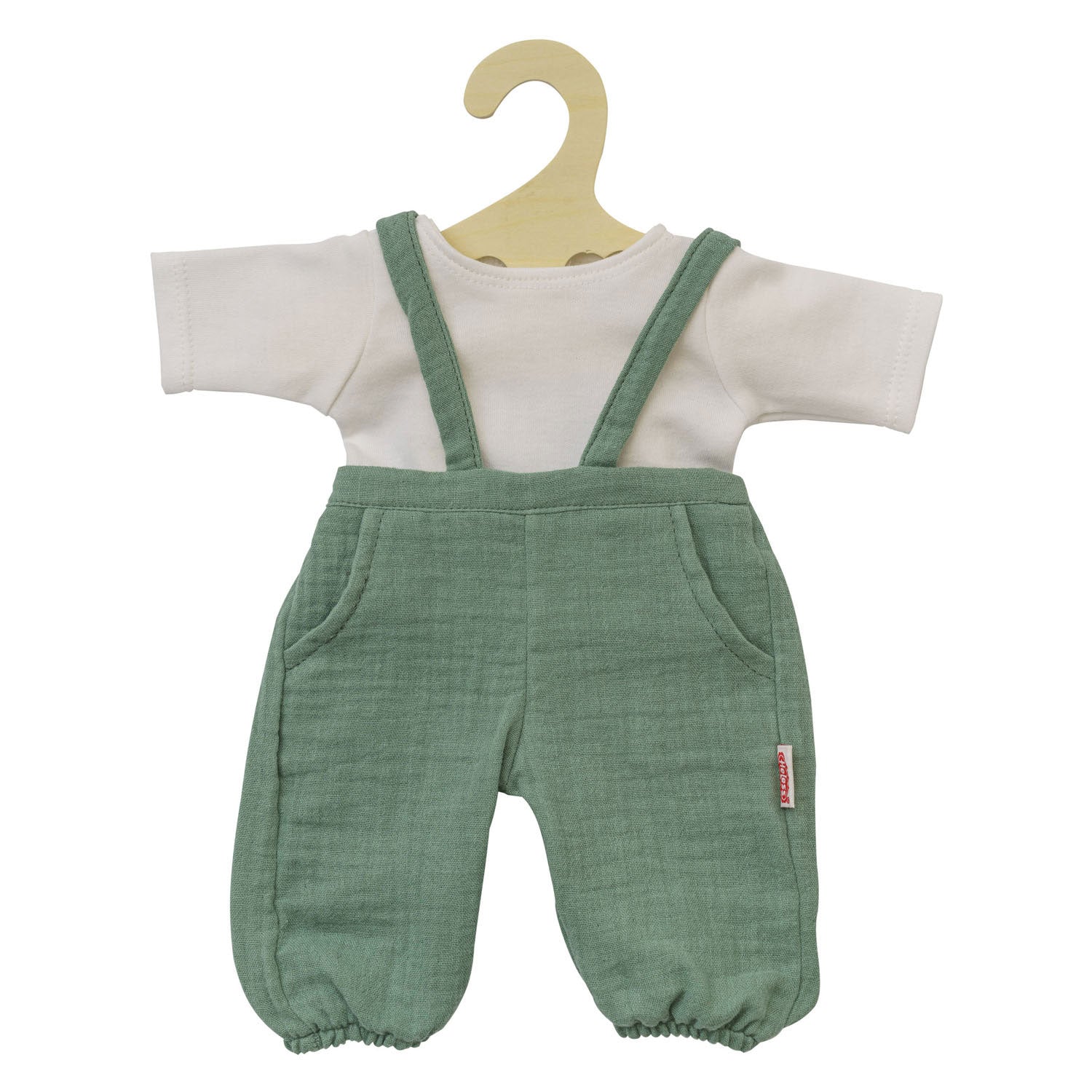 Heless - Heless Poppen tuinbroek groen 35-45 cm