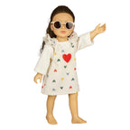 Heless - Heless Poppenzonnebril beige