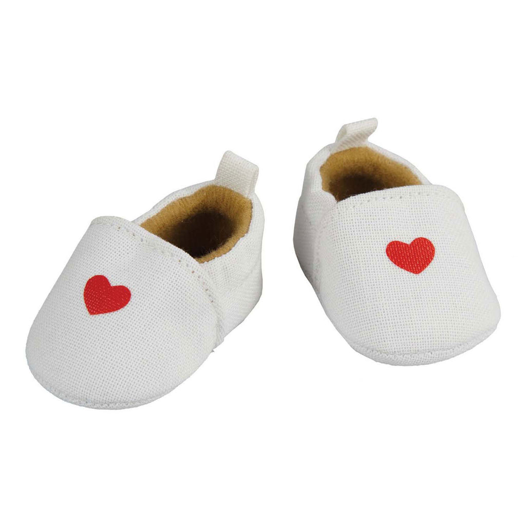 Heless - Heless Poppenpantoffel met hart 38-45 cm