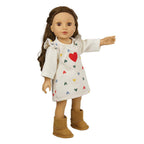 Heless poppenlaarsjes suede, 30-34 cm