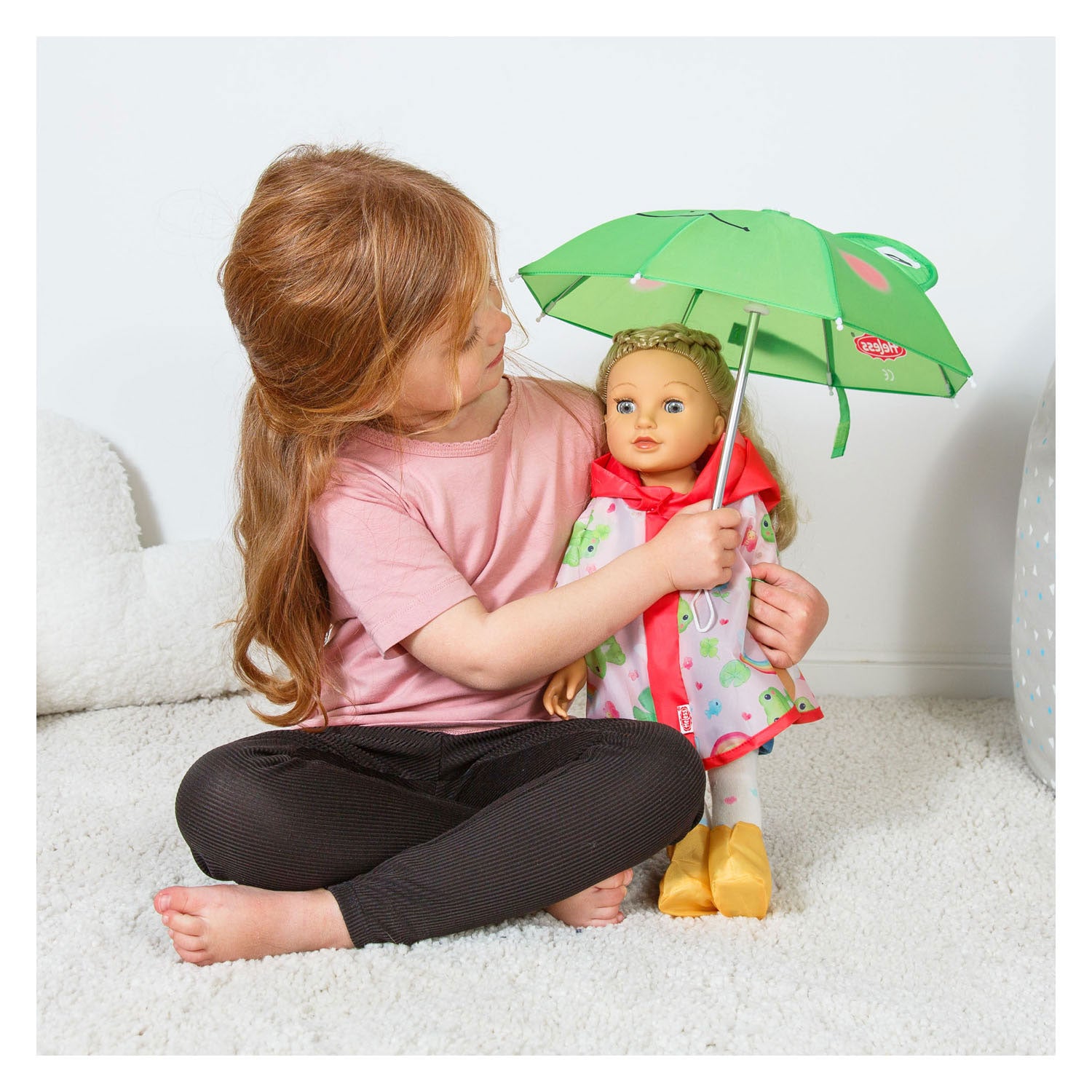 Heless - Heless Regenpak kikker carlo 3dlg - maat 35-45 cm