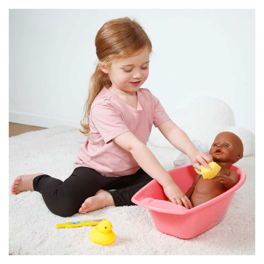 Heless - Heless Poppenbadset met accessoires roze
