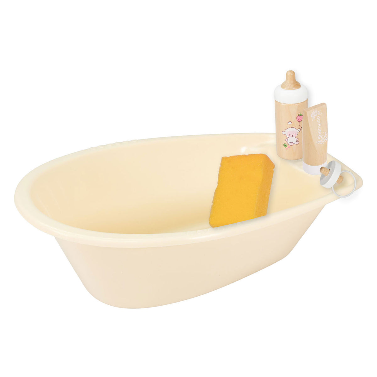 Heless - Heless Poppenbadset met accessoires beige