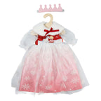 Heless - Heless Poppenjurk winterprinses lumi met kroon en cape - maat 35-45 cm