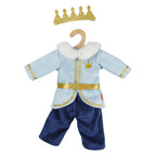 Heless - Heless Poppenoutfit winterprins luka met kroon en kraag - maat 35-45 cm