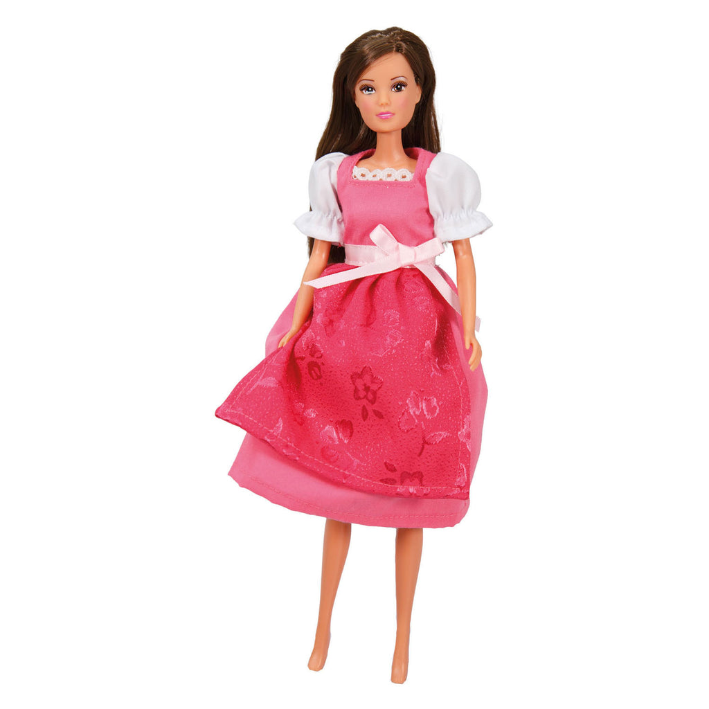 Heless - Heless Traditionele dirndl-jurk voor modepoppen pinky - 29cm