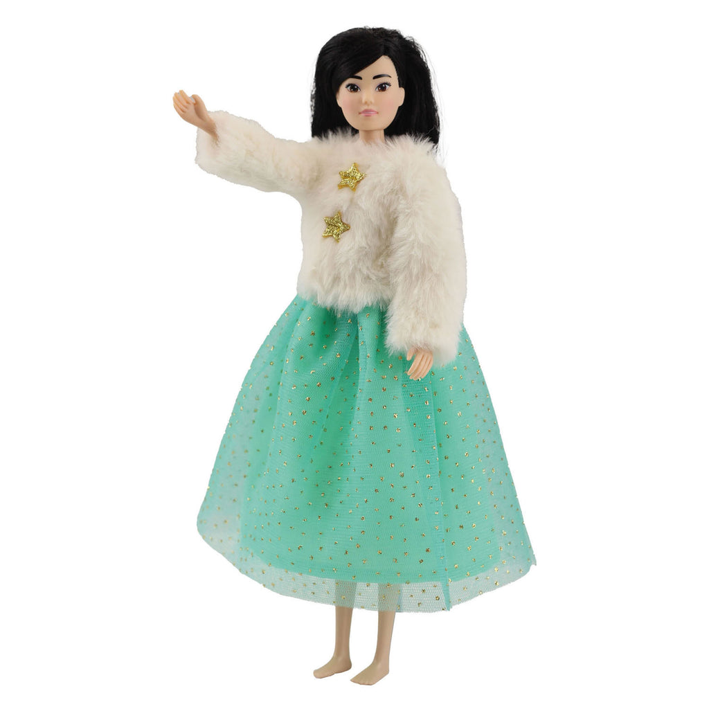 Heless - Heless Pluche jasje yuki met tule rok voor modepoppen - 29cm