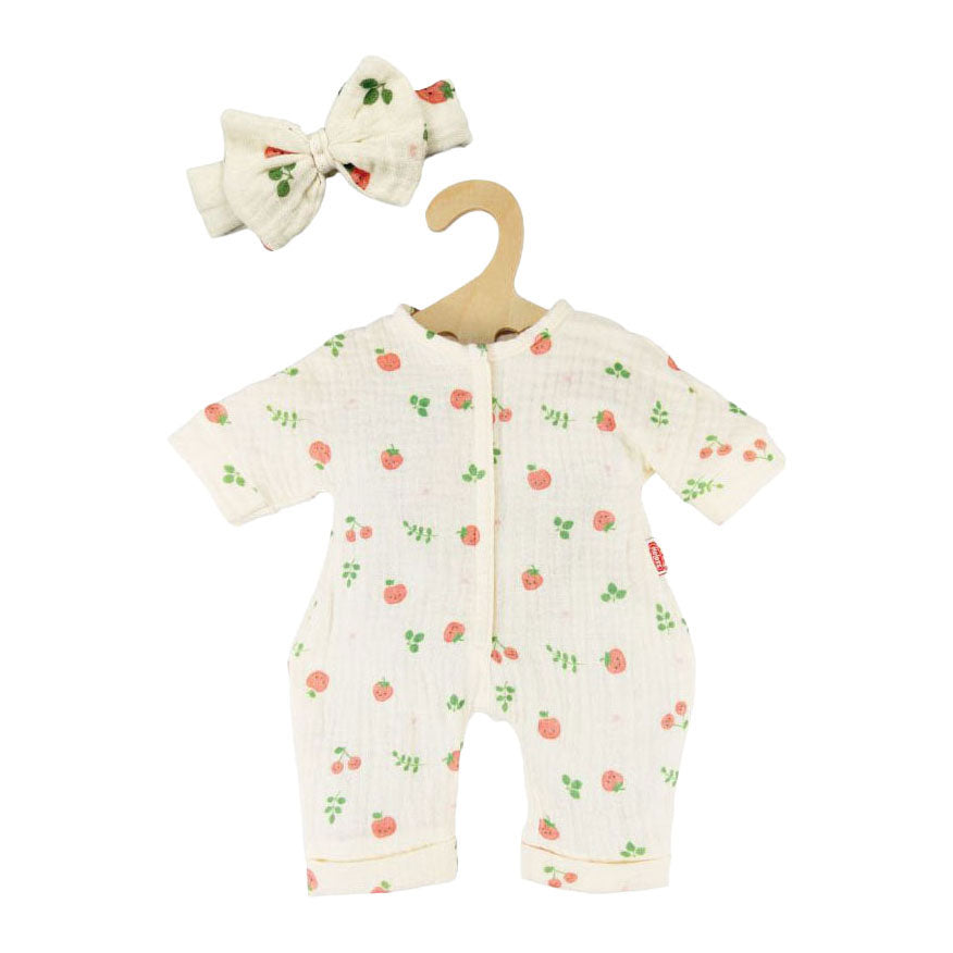 Heless - Heless Meisjes babypop met romper cheeky fruits - 34cm