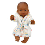 Heless - Heless Jongens babypop met badjas ahoy - 34cm