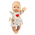 Heless - Heless Meisjes babypop met corduroy jurk - 34cm