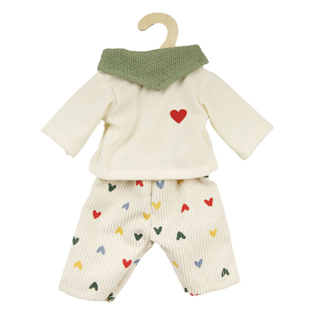 Heless - Heless Jongens babypop met corduroy outfit - 34cm