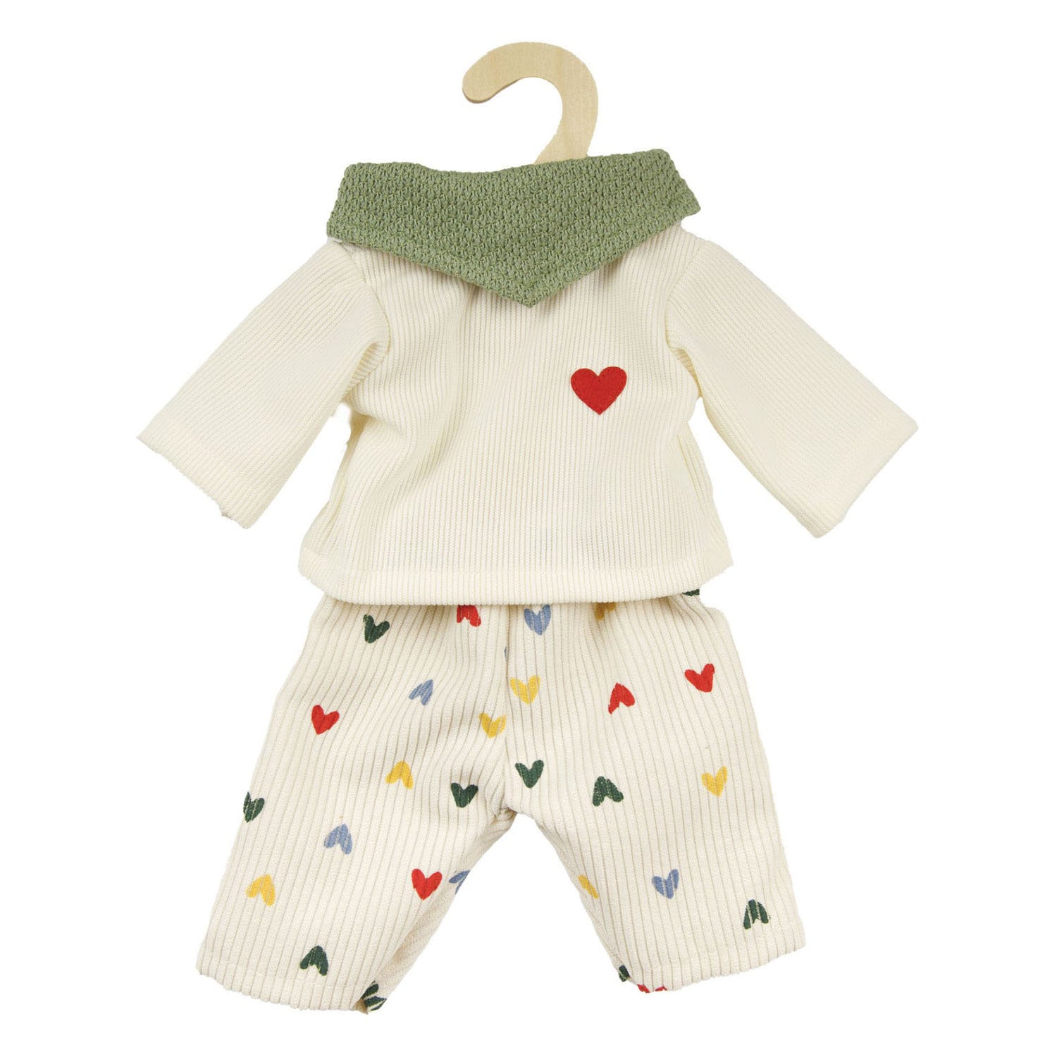 Heless - Heless Jongens babypop met corduroy outfit - 34cm