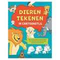 Deltas dieren tekenen in cartoonstijl