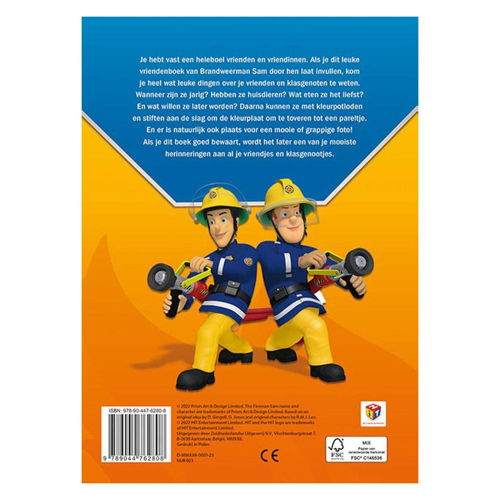 Deltas brandweerman sam vriendenboek