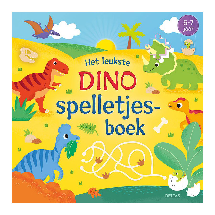 Deltas - Deltas Het leukste dino spelletjesboek