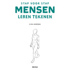 Deltas stap voor stap mensen leren tekenen hobbyboek