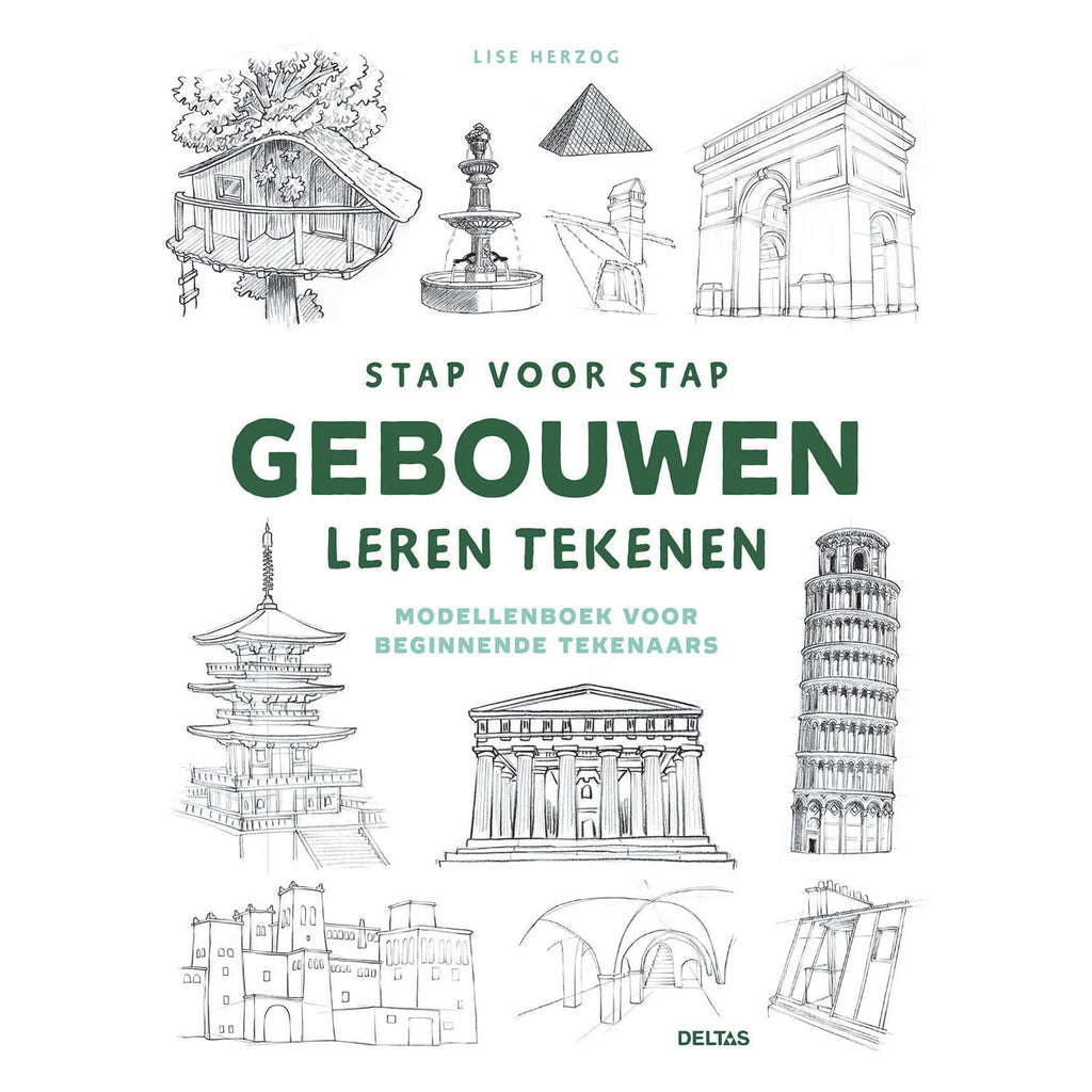 Deltas stap voor stap gebouwen leren tekenen hobbyboek