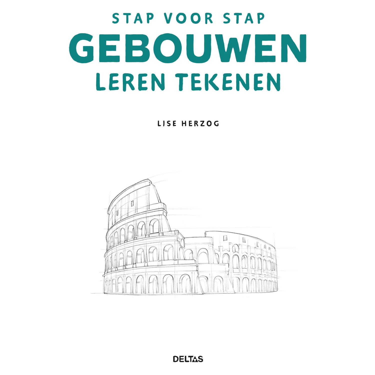 Deltas stap voor stap gebouwen leren tekenen hobbyboek